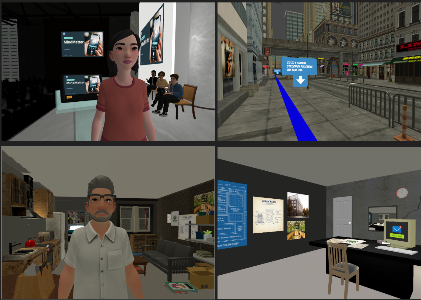 screenshots from Entrepreneurs Journey